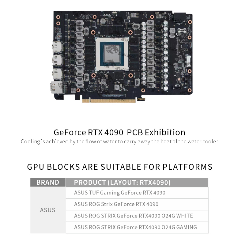 Bykski GPU Block Use for ASUS  - Rtx 3090 24Gb Gddr6X recension och pris